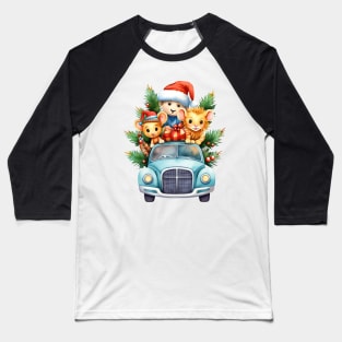 Christmas Animal Safari #5 Baseball T-Shirt